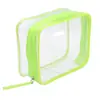 Bolsa de Cosméticos de Viaje Transparente con Cremallera de PVC, Bolsa de Almacenamiento Impermeable Grande de Capacidad Personalizada