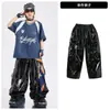 Ropa de Calle de Hip Hop de Moda para Niños, Ropa Moderna Genial de Moda para Niños de Manga Corta, Conjunto de Ropa de Baile de Hip Hop Suelta para Niñas