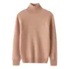 Suéter de cuello alto para niños suéter 100% lana para niños top cálido para niños medianos y mayores otoño e invierno capa base para bebé engrosada para niñas