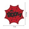 Bordado de Aranha Vermelha em Tecido Patch Bordado Alfanumérico Decorativo Patch Bordado em Computador Acessórios para Roupas