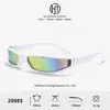 Gafas de Sol de Marco Estrecho de Personalidad Transfronteriza para Mujer Estilo Callejero de Celebridad de Internet Europeo y Americano Y2K Sensación Tecnológica Gafas de Sol de Marco Pequeño Protección UV Modernas