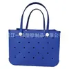 Bolsa de Praia Eva Perfurada em Estoque, Bolsa de Mão Feminina de Grande Capacidade, Bolsa Cesta Organizadora de Cosméticos, Bolsa Transversal
