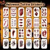 Terror Halloween Tatuagem Cicatriz Adesivo Ferida Falsa Marca de Sangue Arranhão Adesivo Maquiagem Zumbi Rosto Braço Tatuagem Adesivo