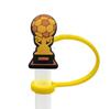 Série Futebol Tampa de Canudo Plugue de Canudo Tampa de Pó Manga de Canudo Desenho Animado Acessórios de Canudo Capa de Pó de Silicone Pode Ser Reciclado