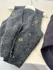 Cárdigan Retro Gris Oscuro con Cuello en V y Botones para Mujer, Chaleco de Suéter Holgado y Relajado para Capas sin Mangas Tejido para Otoño e Invierno