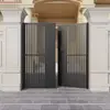 Puerta de Patio de Hierro Forjado Personalizada, Puerta de Casa, Puerta de Jardín, Puerta Doble, Puerta Doble, Puerta Sencilla, Puerta de Jardín, Valla de Entrada