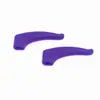 Capa de Silicone Antiderrapante para Óculos para Praticar Esportes e Correr, Fixada Atrás das Orelhas para Evitar Quedas, Ganchos de Orelha e Suportes de Orelha, Fixadores de Borracha Macia Coloridos