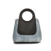 Bolso Cubo de Mano de Color Contrastante Lonchera Bolso de Mano para Mujeres Trabajando y Estudiando Bolso de Mano para Lonchera de Vacaciones Bolso Cubo de Mezclilla