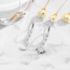 Brincos de prata esterlina 925, estrela, lua, brincos de prata esterlina femininos, 2021, novos, elegantes, coreanos, brincos de fivela de orelha
