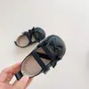 Zapatos para Bebé y Niño Pequeño Primavera y Verano Nuevo Estilo 0-2 Años Velcro Elástico Lazo Zapatos de Princesa Suela Suave Superficie Suave Zapatos