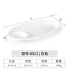 Plato para dumplings de melamina con plato para vinagre plato para mojar plato para snacks de plástico tipo porcelana plato de hotel comercial plato principal
