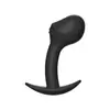 Tapón anal con cabeza de pene, masajeador anal portátil para uso en exteriores, juguete anal unisex para flirteo, juguete sexual