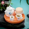 Micro-Paisaje Tetera China Retro Simple Taza Modelo Adornos Ceremonia del Té en Casa Juego de Té Escritorio Creativo Pequeños Adornos
