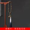 Loto Gradiente DIY Sándalo Verde Argentino Rosario de Mano Fábrica Venta al por Mayor Especificación 1.2 x 27 Pulsera para Hombres y Mujeres