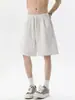 Shorts Versátiles de Verano para Hombre, Estilo Coreano Holgado Casual de Pierna Ancha Deportivos para Viajar de Corte Recto Fluidos de Cinco Puntos de Longitud Media Pantalones Ropa para Hombre