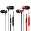 Auriculares metálicos VPB V15 para graves in-ear, universales para teléfono móvil, con cable y micrófono, tapones HiFi al por mayor