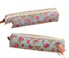 Estilo Bosque Elegante Estuche para Lápices Bolsa de Papelería de Corea del Sur Lona Vintage Floral de Puntos Estuche para Lápices Caja de Papelería de Comercio Exterior