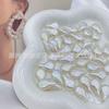 Perlas artificiales barrocas acrílicas de color brillante, cuentas sueltas de formas especiales, accesorios hechos a mano, material de bricolaje