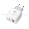 Carregador 5V2A Adequado para Celulares Apple e Android, Porta Dupla A+C Pd25W Suporta Apple e Android