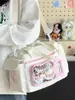 Bolsa Transversal Estilo Anime para Dor, Natação, Yoga, Esportes, Bolsa de Armazenamento Casual Leve Grande Capacidade Bolsa de Ombro para Viagem