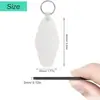 Chaveiro MDF em branco para transferência de calor impressão dupla face sublimação por transferência de calor chaveiro de carro hotel diy