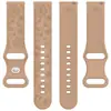 Correa de silicona para reloj con diente de león floral grabada con láser, adecuada para reloj Huawei GT7 Samsung Garmin 18/20/22mm