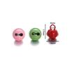 Acessórios DIY 14mm Cor de Doce Sino Sino de Animal de Estimação Pingente de Chaveiro Tinta Spray Colorida Sino de Natal