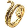 Anillo de Dedo Índice Irregular Viento Frío Ins Sentido de Alta Gama Gota de Pegamento de Serpiente Original Caliente Transfronterizo Anillo de Chica Cool a la Moda