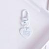Color Caramelo Amor Metal Llavero Colgante Color Corazón airpods Colgante Joyería Simple para Bolsa