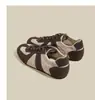 Zapatillas de entrenamiento alemanas Melard de estilo retro con cordones y bloques de color para mujer, nuevas de otoño 2026, deportivas casuales versátiles, zapatos Forrest Gump