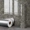 Papel Tapiz de Cemento Rugoso con Lámina de Oro para Habitaciones sin Terminar, Pegatinas de Pared Anticolisión, Papel Tapiz Autoadhesivo, Engrosado para Decoración, Impermeable, Resistente al Aceite, Resistente a la Humedad