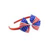 Venta Caliente Transfronteriza Serie Día de la Independencia de EE. UU. Carnaval Día Nacional Accesorios para el Cabello Diadema de Plástico con Lazo Grande de Ocho para Niños
