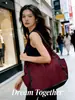 Bolsa de Compras Plegable Ecológica de Gran Capacidad para Mujer Bolso de Hombro Portátil Engrosado Bolsa para la Compra del Supermercado Bolsa de Viaje Bolso Tote Grande