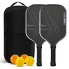 Remos de Pickleball de Fibra de Carbono T700 Transfronterizos Set Completo Raqueta de Pickleball Personalizada
