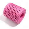 Cuerda de papel Lafite de color al por mayor de 4 mm, relleno de embalaje anticolisión para caja de regalo, cuerda trenzada, accesorios para joyería DIY hechos a mano