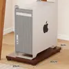 Suporte para Gabinete de Computador Sala de Jogos Gabinete de Mesa Suporte de Armazenamento Móvel Sob a Mesa Rack de Armazenamento com Dissipação de Calor Suporte