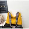 Bolso Tote de Pana de Moda Grande para Mujer 2025 Nuevo Estilo Coreano Casual Gran Capacidad Bolso de Hombro Bolso Cruzado de Nicho