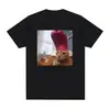 Camiseta Divertida Meme Gato Amaldiçoado 180Gi Comer Cimento Cruzando Fronteiras para Homens W