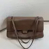 2026 Nuevo Modelo Piel de Vaca de Capa Superior Bolso Pequeño Tipo Chanel Hobo Messenger, Gran Capacidad para Viajes Diarios Hombro Cruzado Aeropuerto