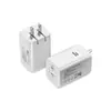 Modelo Quente Transfronteiriço Padrão dos EUA 45W Dobrável Pé Carregamento Rápido Adequado para Iphone15 Carregador Apple 45W Duplo C Cabeça de Carregamento Rápido