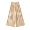 Conjunto de tres piezas: camisola de encaje puramente sensual, pantalones largos, pantalones de pierna ancha, traje de cárdigan T-shirt de manga larga con botonadura simple y cuello redondo