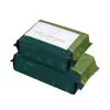 Toalla Facial Limpiadora, Cuadros Verde Oscuro y Blanco, Desechable, Toalla Suave de Algodón, Engrosada, para Limpiar y Secar el Rostro, Adecuada para Uso Seco y Húmedo