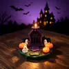 Yumeyin Transfronterizo Halloween Alivio Fantasma Taza de Vela Calabaza Fantasma Altar Portavelas Adorno Molde de Silicona