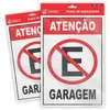 Cuidado Sinal de Garagem 20X30Cm.