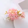 Transfronteiriço novo Amazon novo noiva dama de honra tecido flor grampo atacado ins meninas grampo de cabelo grande