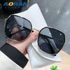 Gafas de Sol para Mujer, Protección Solar de Verano, Protección UV, Nuevo Estilo Moderno 2026, Efecto Adelgazante para Rostros Grandes, Gafas de Sol de Alta Gama