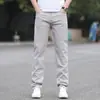 Calças Casuais Masculinas Verão Finas Algodão Puro Negócios Corte Reto Tamanho Grande 2026 Nova Primavera e Verão Calças Esportivas Masculinas Slim Fit