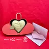 Shenzhen Shuibei Oro 999 Oro Puro Festival Qixi Pastel en Forma de Corazón Amor520 Un Corazón Una Mente Princesa Por Favor Hazte Rica Regalo