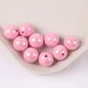 Cuentas Redondas Acrílicas Redondas de 8-16 mm Cuentas Sueltas Cuentas Chapadas Color Macarrón Cadena de Teléfono Móvil DIY Pulsera Joyería Accesorios para Ensartar