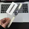 Correa de Reloj Adecuada para Xiaomi Mi Band 11 Flor de Iris Incrustada con Diamantes 8/9Nfc Correa de Muñeca de Cuero Moderna y Versátil para Niñas